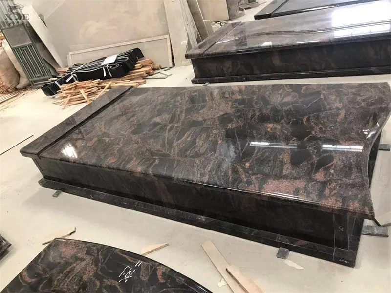 cost of Indian Aurora granite slab for grave