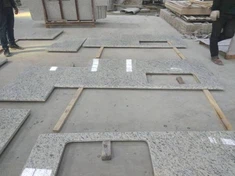 ダラス白御影石カウンタートップ